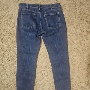 Womens SILVER avery Skinny Jeans 34 X 29